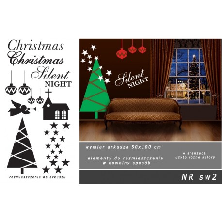 Naklejka świąteczna sw1