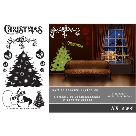 Naklejka świąteczna sw3