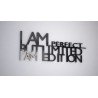 I am perfect but I am limited edition - napis 3 d na ścianę 