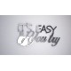 IT'S EASY IF YOU TRY - napis 3 d na ścianę 