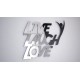 LIVE LAUGH LOVE - napis 3 d na ścianę 