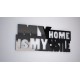 MY HOME IS MY CASTE -02 - napis 3 d na ścianę 