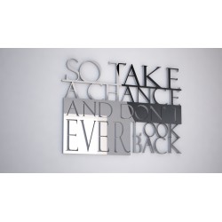 SAY LOVE YOU EVERYDAY - napis 3 d na ścianę 