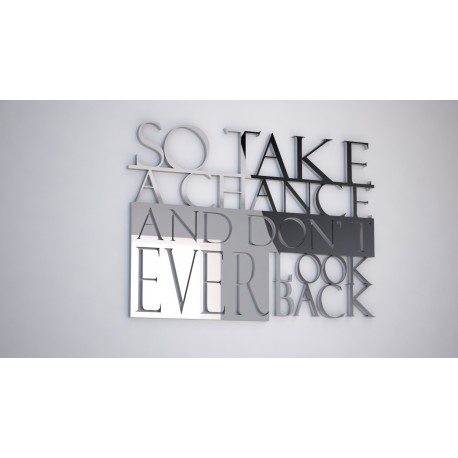 SAY LOVE YOU EVERYDAY - napis 3 d na ścianę 