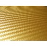 Folia samochodowa CARBON Złoty (1370mm -szer. rolki)