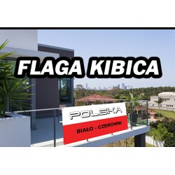 Odblaskowa Flaga Polski - Flaga Kibica